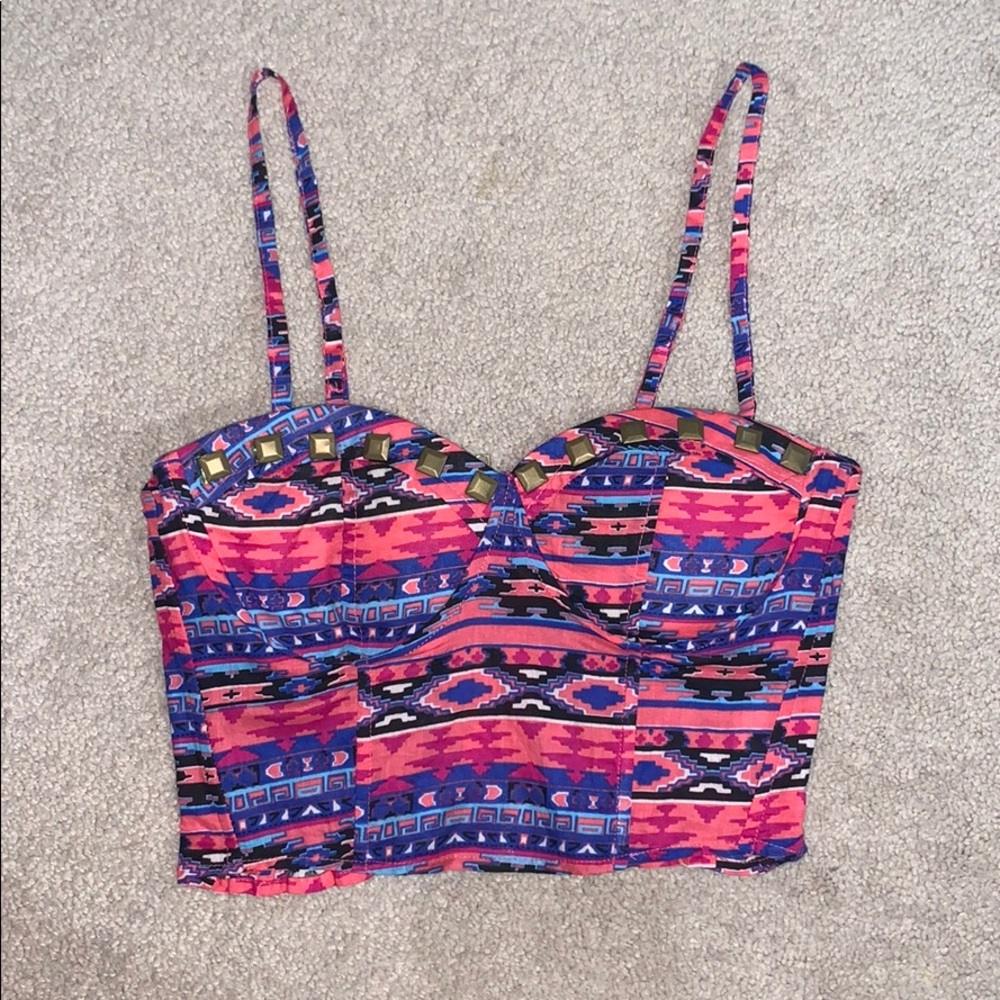 Studded crop top